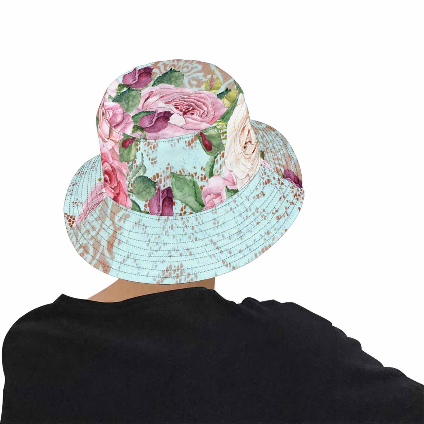 Victorian lace Bucket Hat, outdoors hat, design 24
