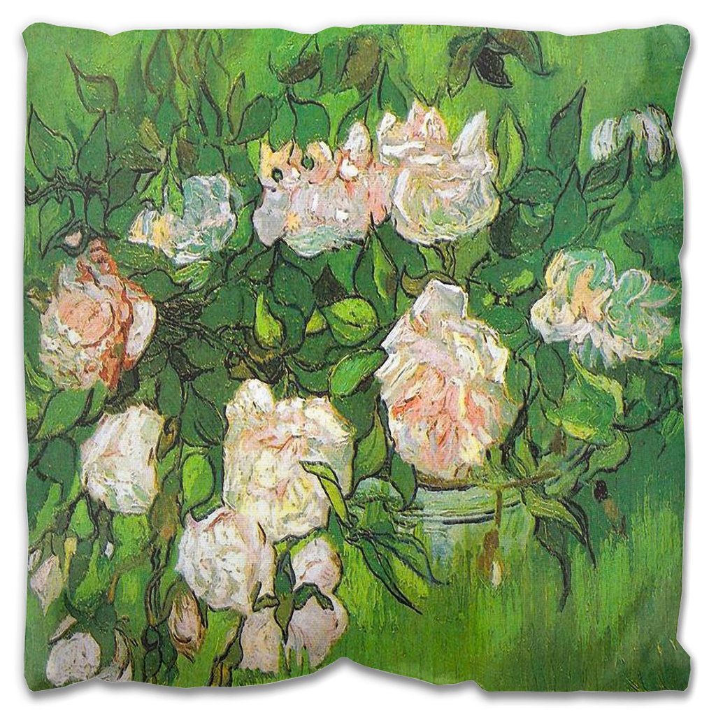 Vintage floral Outdoor Pillows, throw pillow, mildew resistance, various sizes, Design 06