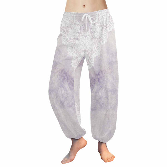 Victorian lace print Haram pants, loose comfy pants design 40