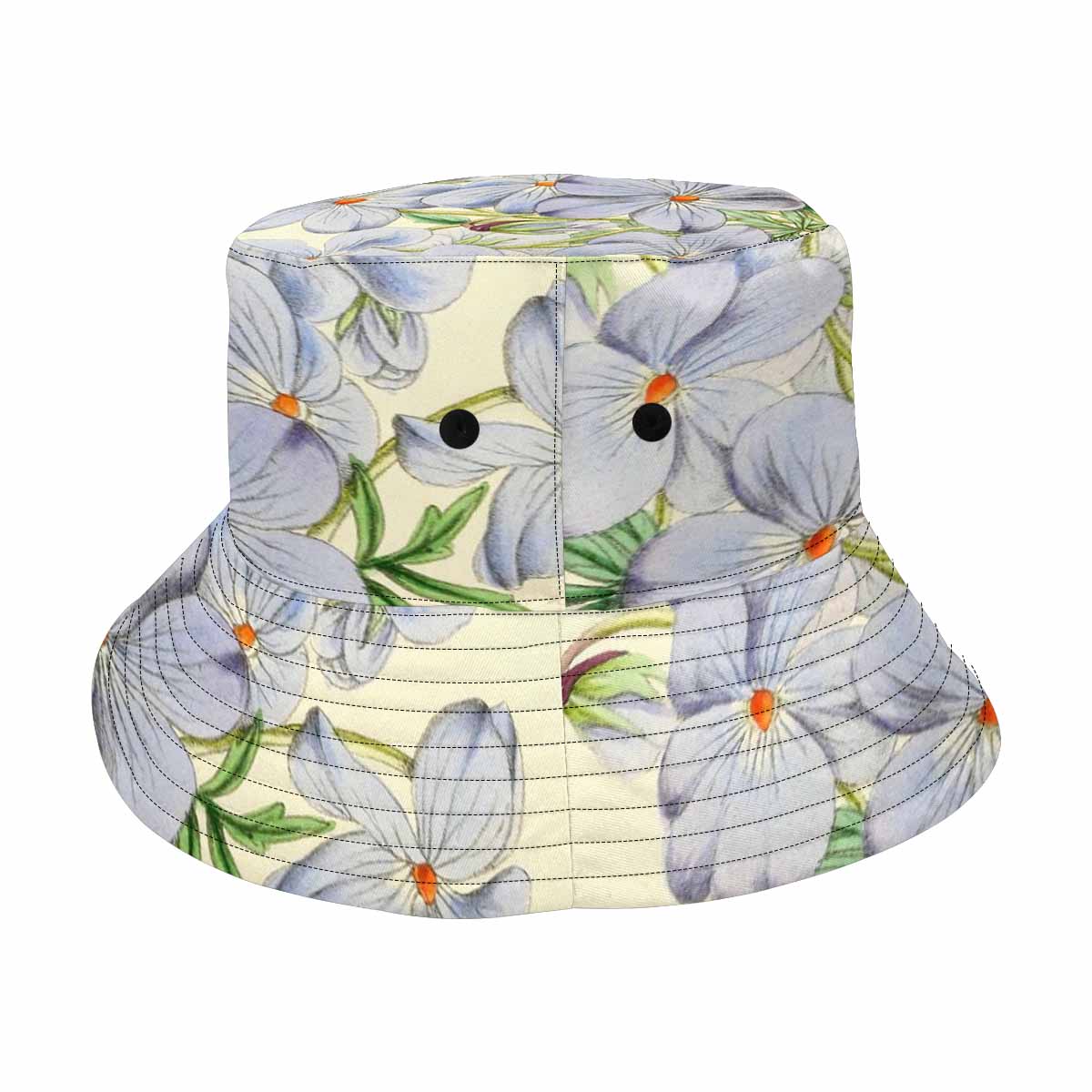 Vintage floral unisex bucket boonie Hat, outdoors hat, Design 13   Unisex Bucket Boonie Hat