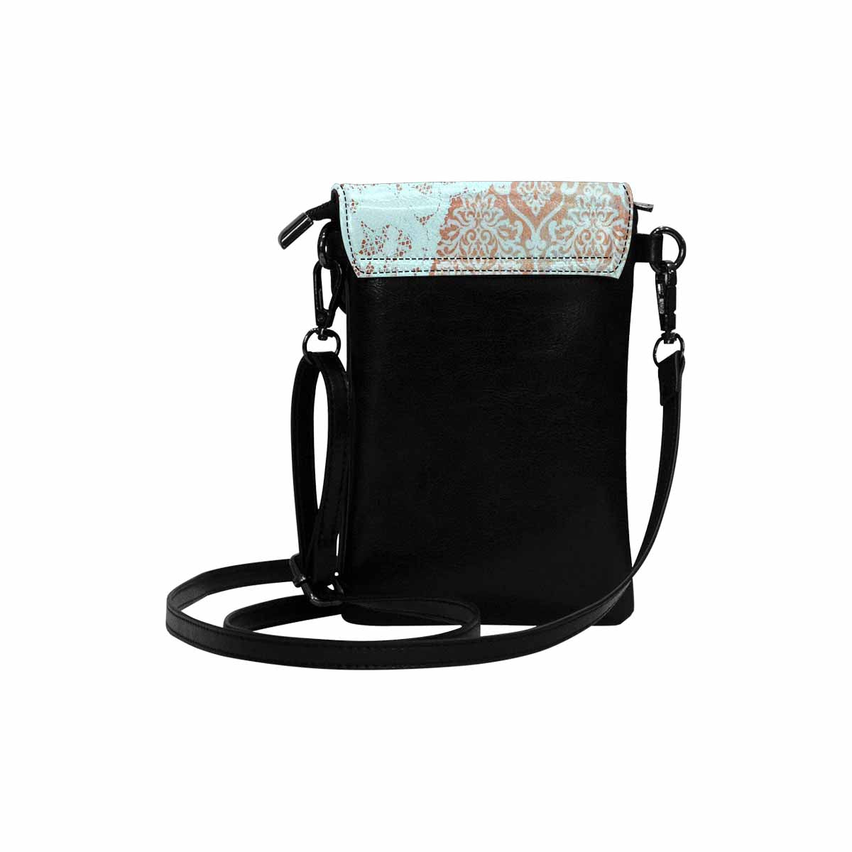 Victorian lace print cell phone purse, mobile purse, Design 23