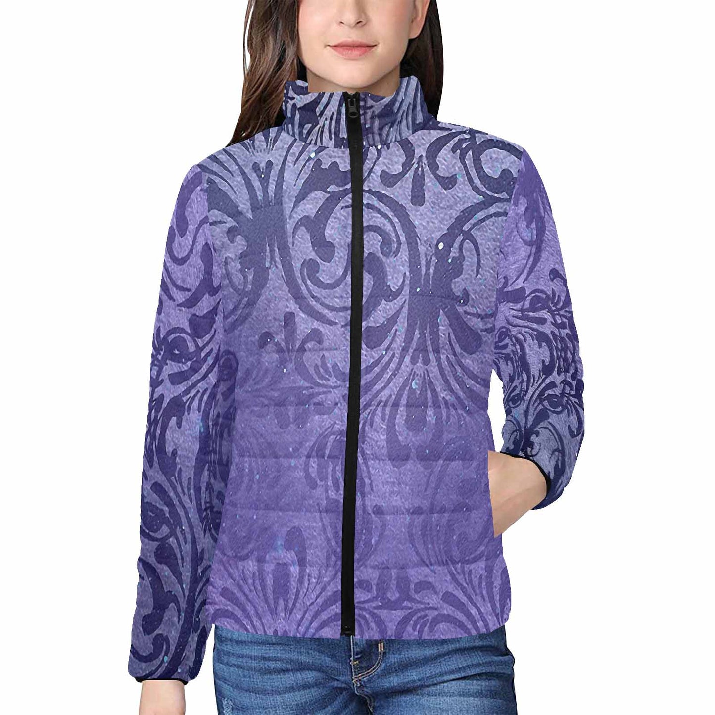 Antique general print quilted jacket, design 50