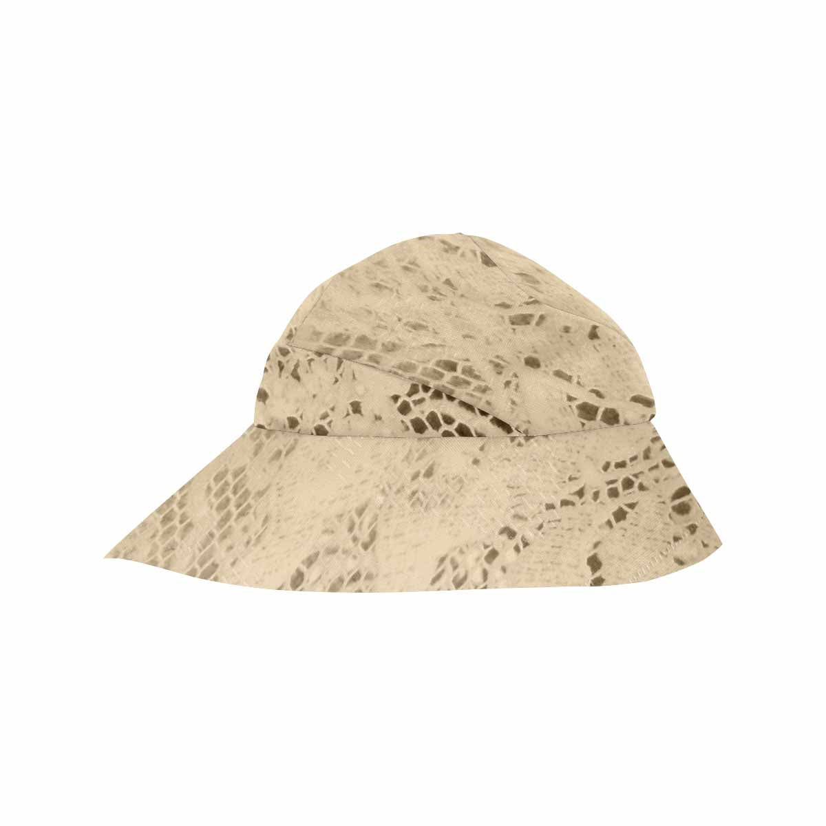 Victorian lace print, wide brim sunvisor Hat, outdoors hat, design 26