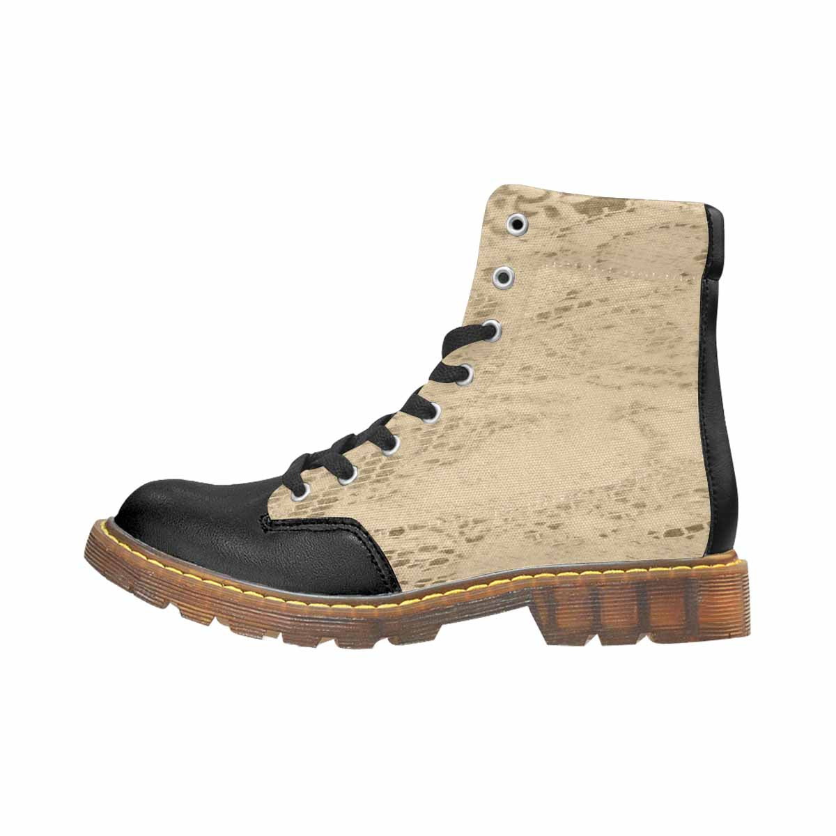 Victorian lace print, cute but tough, Winter walk about  boots, design 26