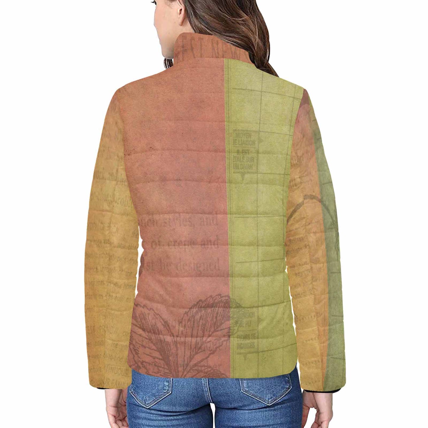 Antique general print quilted jacket, design 31