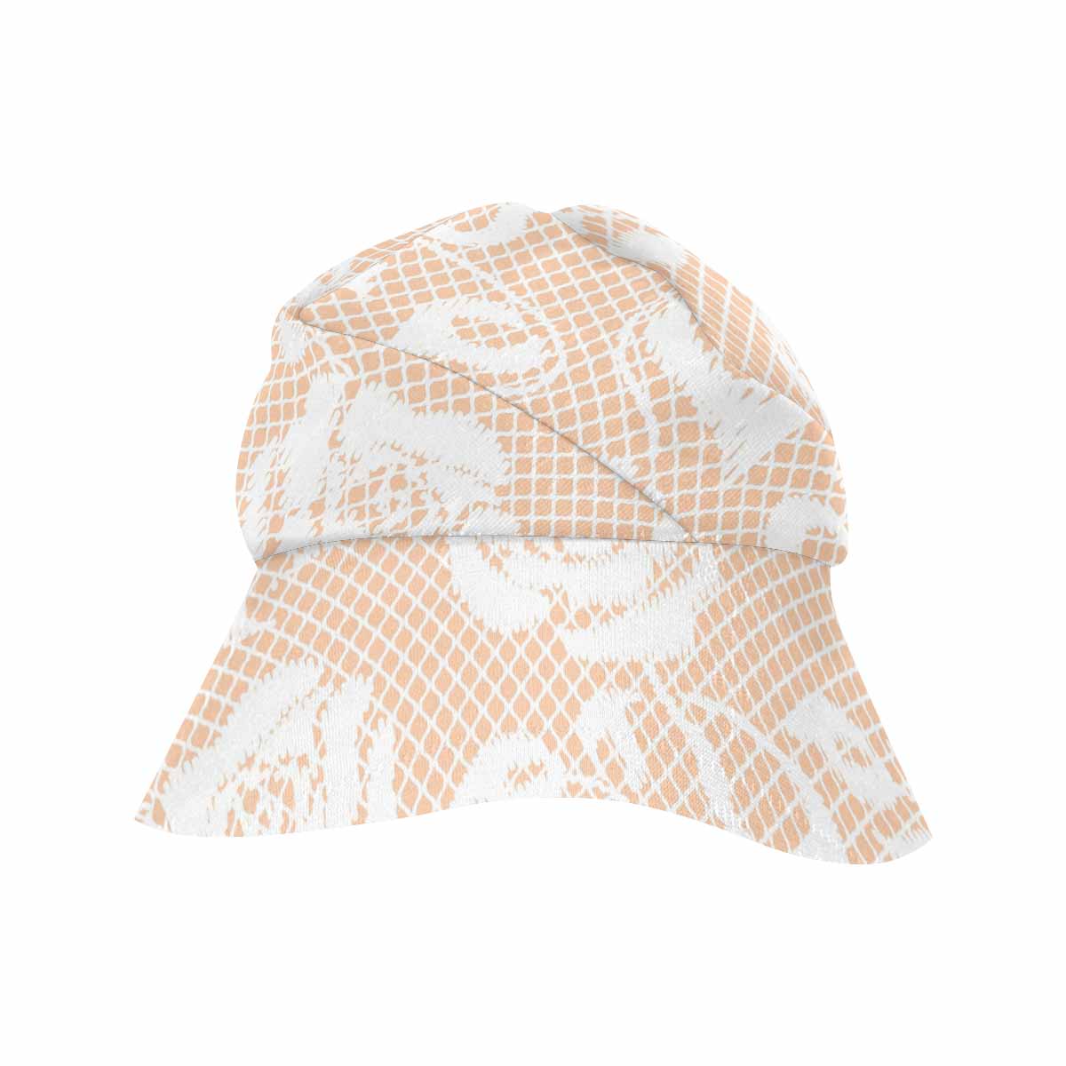 Victorian lace print, wide brim sunvisor Hat, outdoors hat, design 16