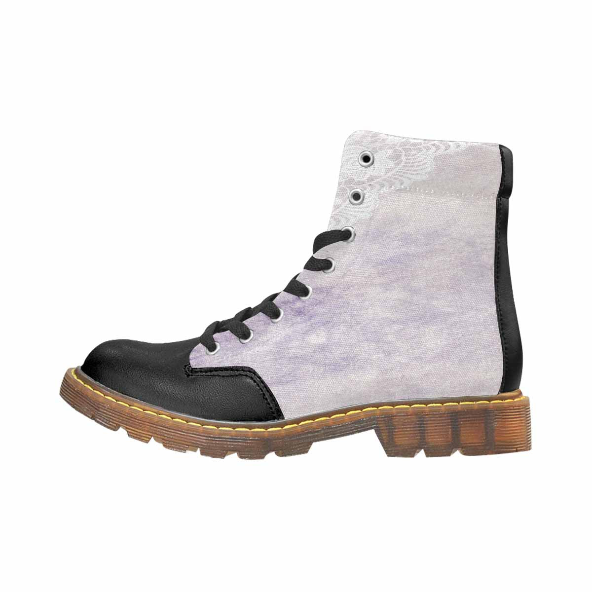 Victorian lace print, cute but tough, Winter walk about  boots, design 40