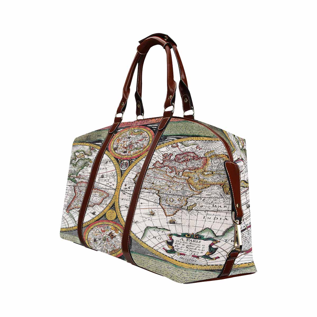 Antique Map design travel bag, Model 1695343, Design 31