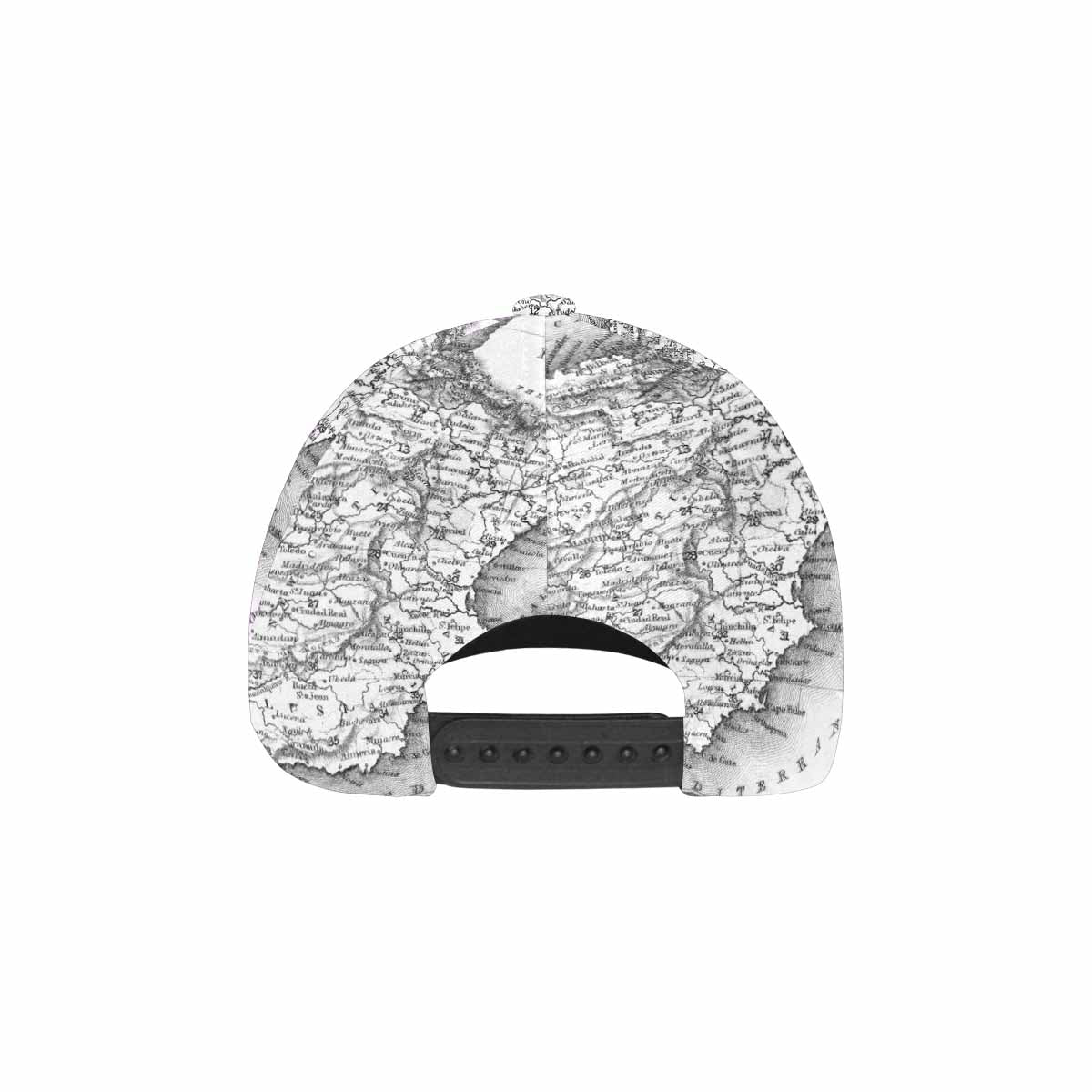 Antique Map design dad cap, trucker hat, Design 14