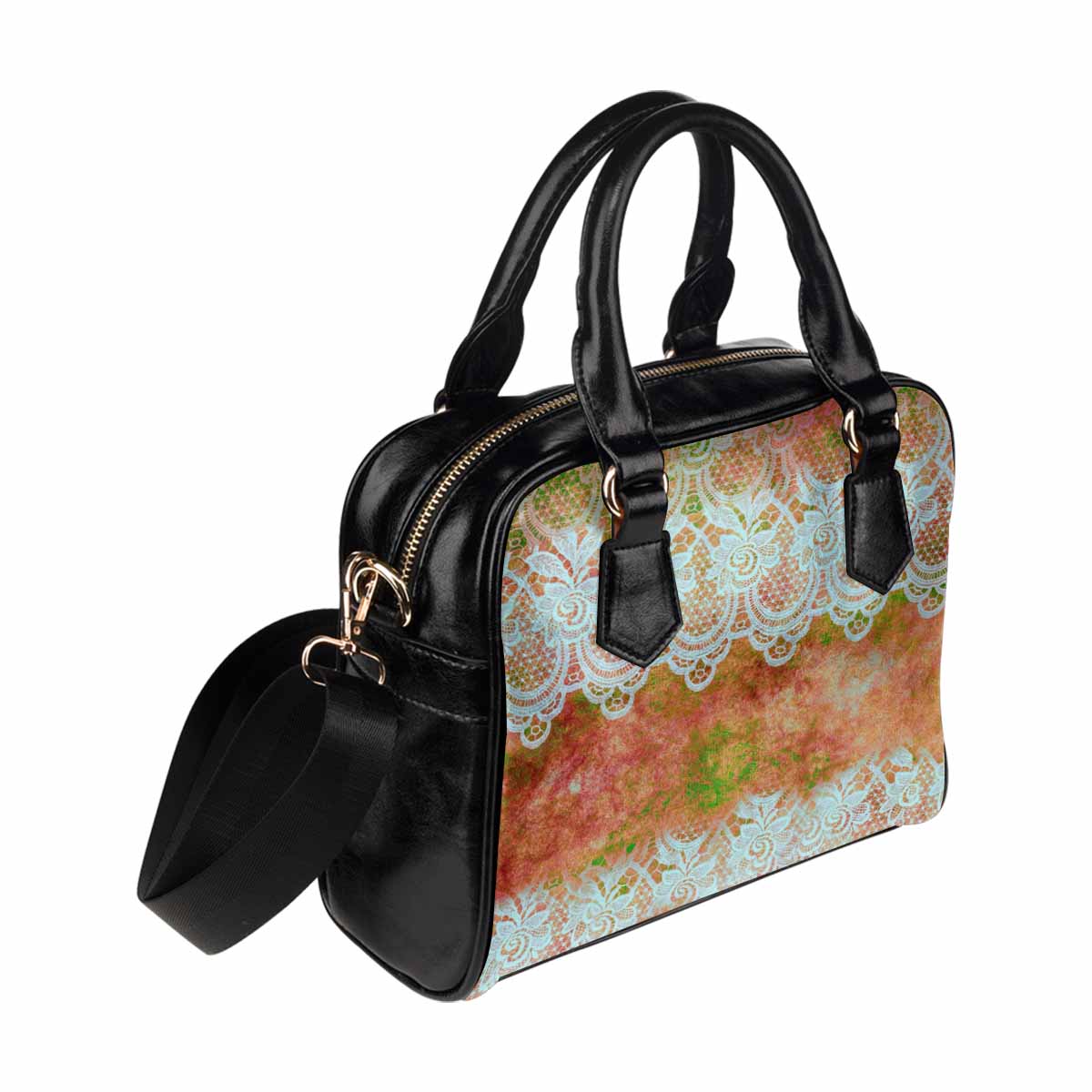 Victorian lace print, cute handbag, Mod 19163453, design 31