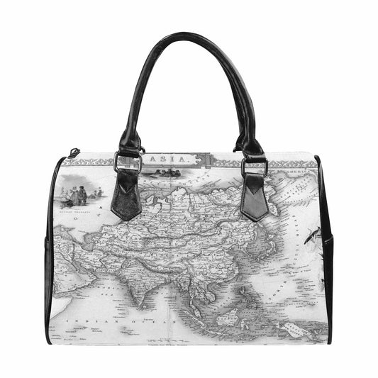 Antique Map design Boston handbag, Model 1695321, Design 35