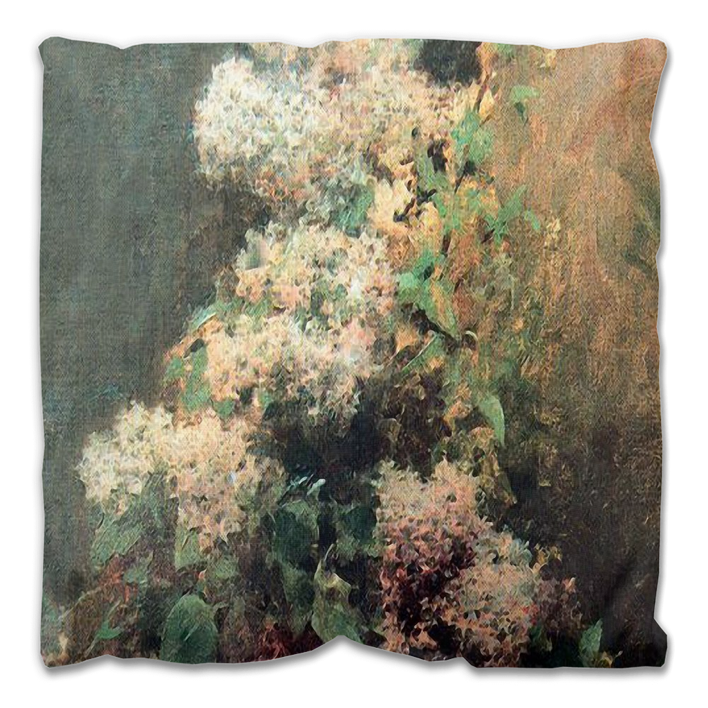 Vintage floral Outdoor Pillows, throw pillow, mildew resistance, various sizes, Design 34