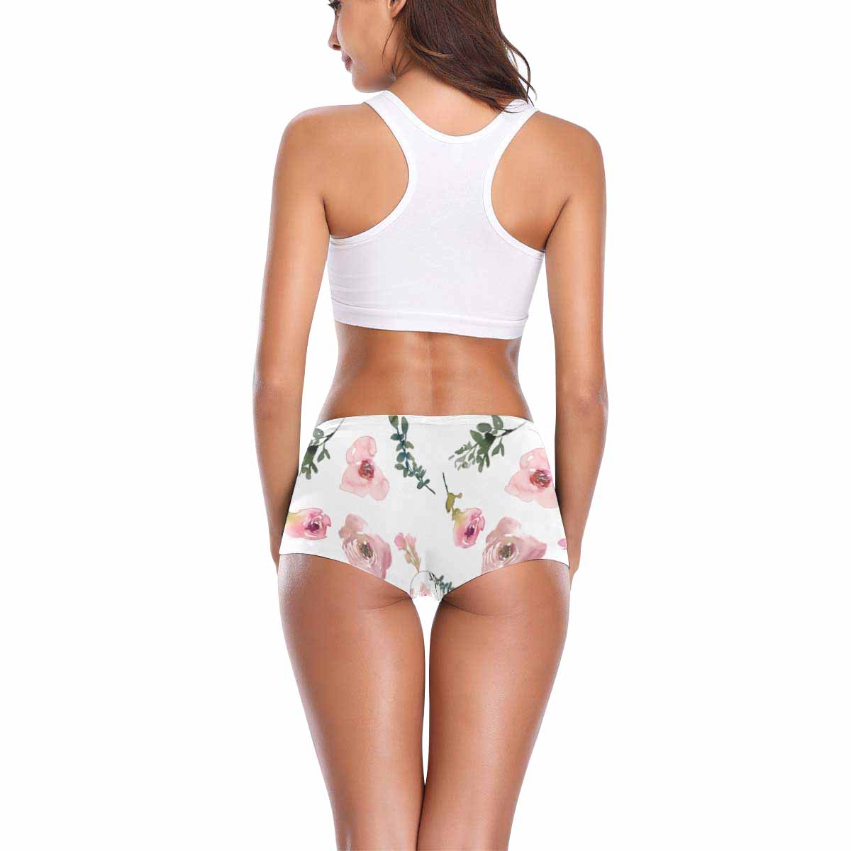 Floral 2, boyshorts, daisy dukes, pum pum shorts, panties, design 62