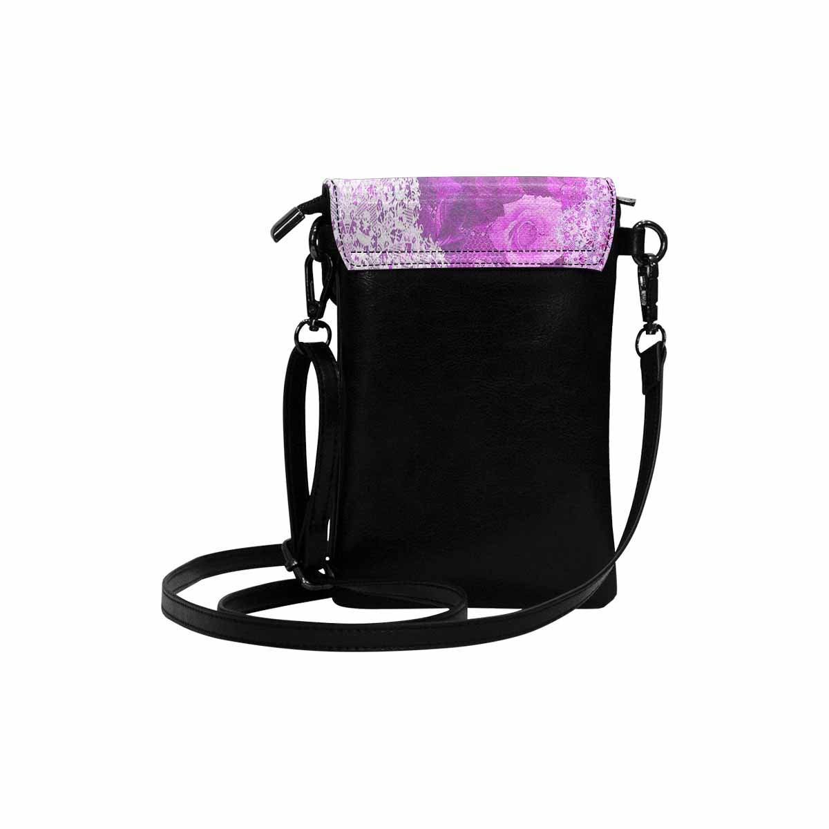 Victorian lace print cell phone purse, mobile purse, Design 03