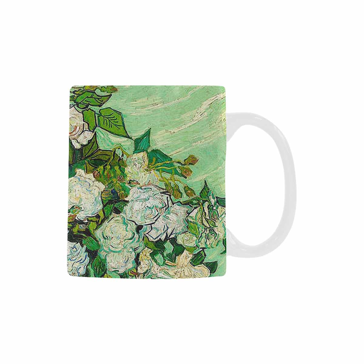 Vintage floral coffee mug or tea cup, Design 45