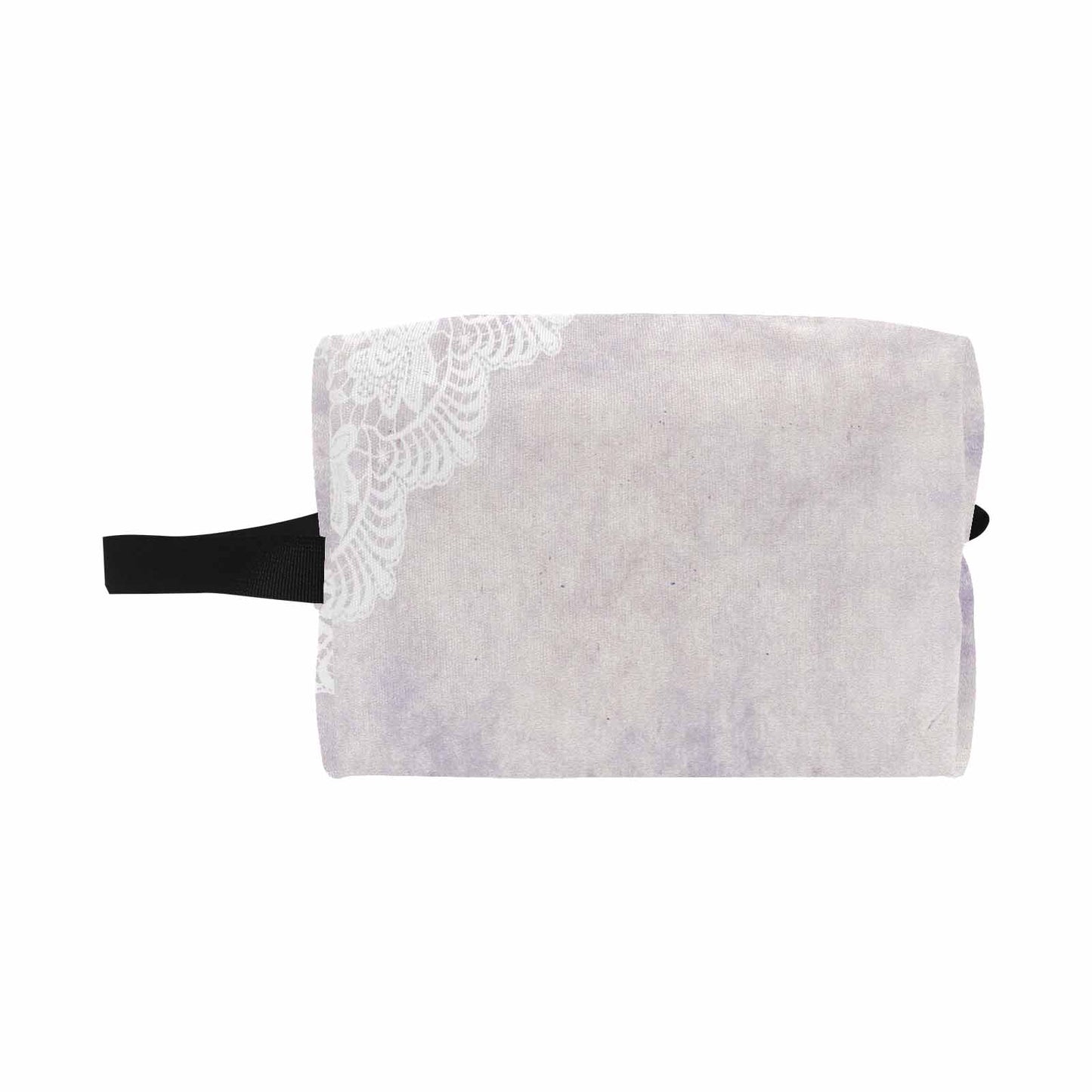 Victorian lace print toiletry comestic bag, design 40