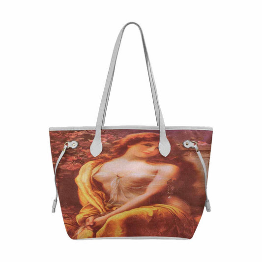 Victorian Lady Design Handbag, Model 1695361, Starlight, WHITE TRIM