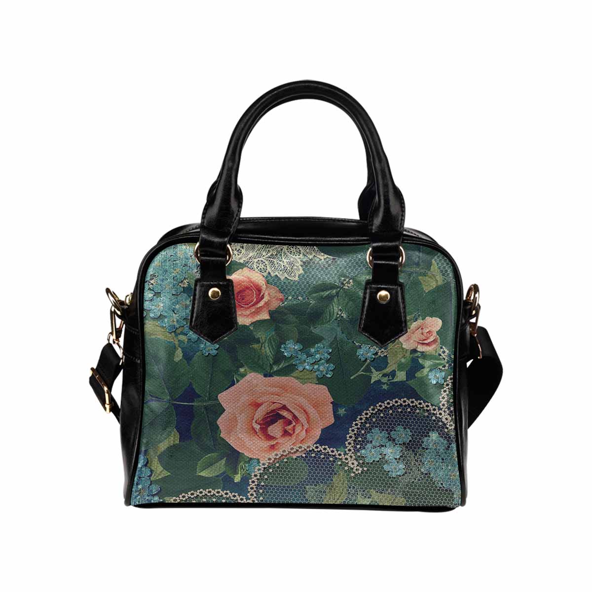 Victorian lace print, cute handbag, Mod 19163453, design 01