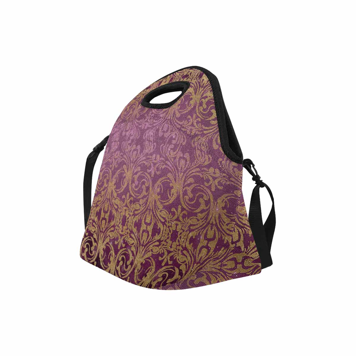 Antique general print, insulated lunch bag, design 42