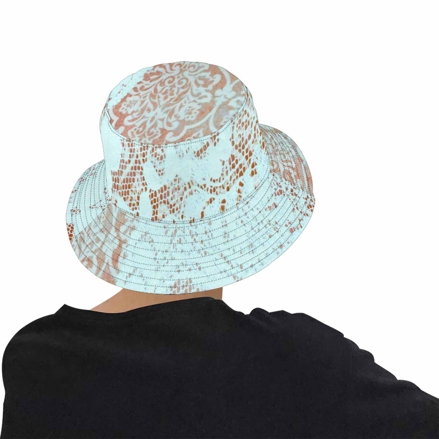 Victorian lace Bucket Hat, outdoors hat, design 23