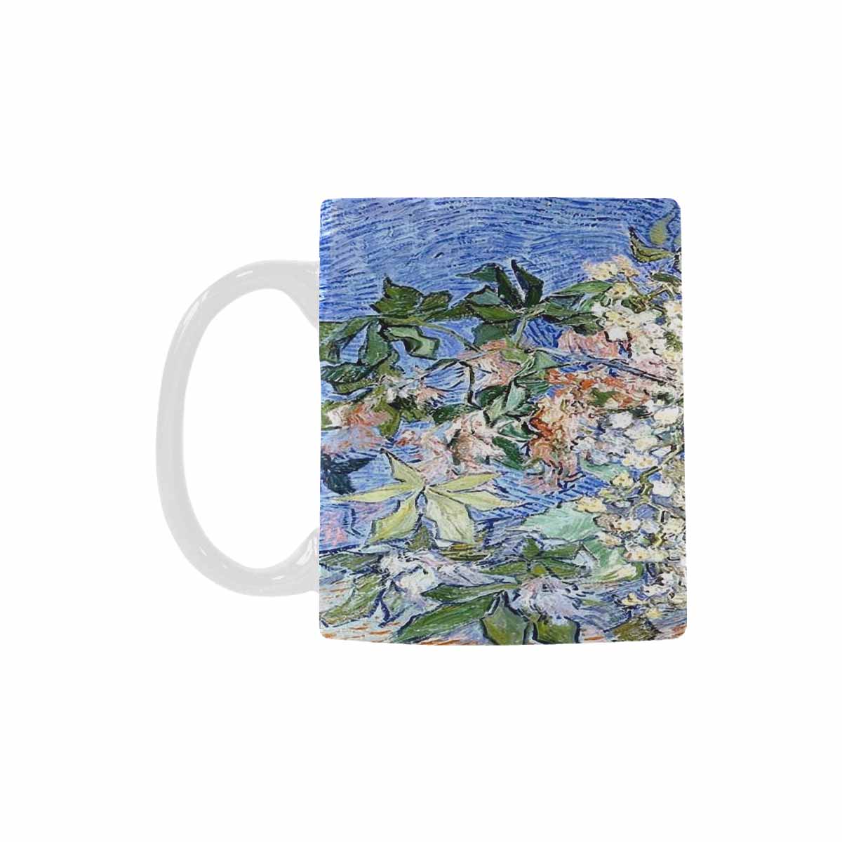 Vintage floral coffee mug or tea cup, Design 04