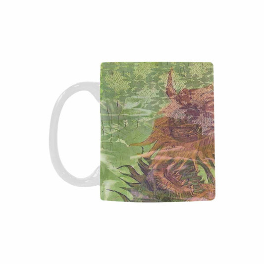 Vintage floral coffee mug or tea cup, Design 48xx