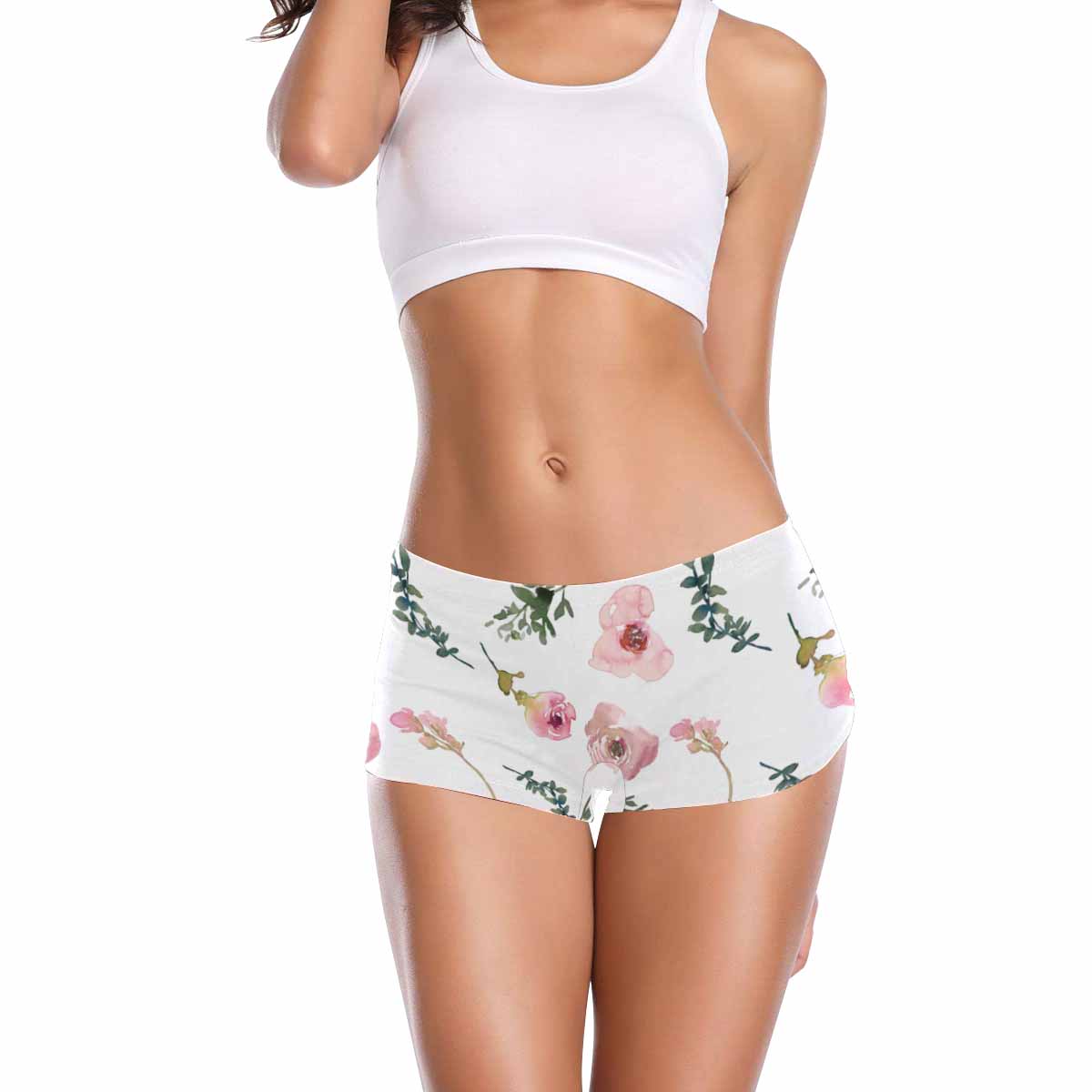 Floral 2, boyshorts, daisy dukes, pum pum shorts, panties, design 62