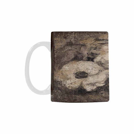 Vintage floral coffee mug or tea cup, Design 16