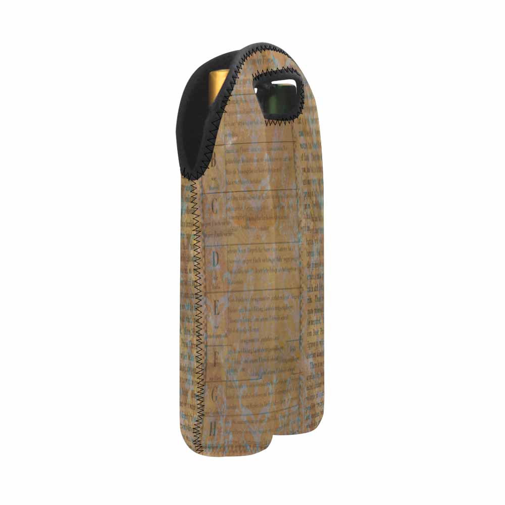 2 Bottle General Victorian wine bag, Design 29