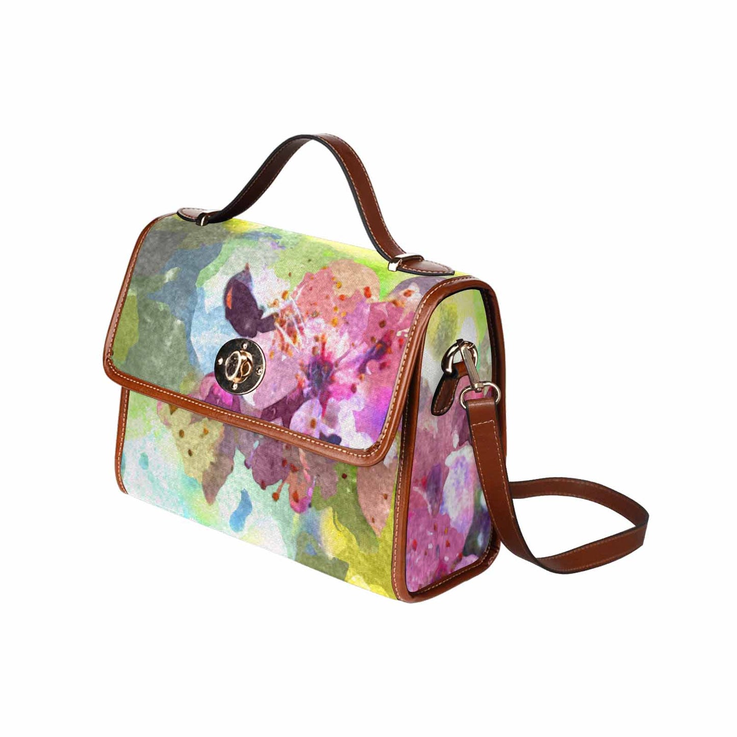 Water Color Floral Handbag Model 1695341 Design 196