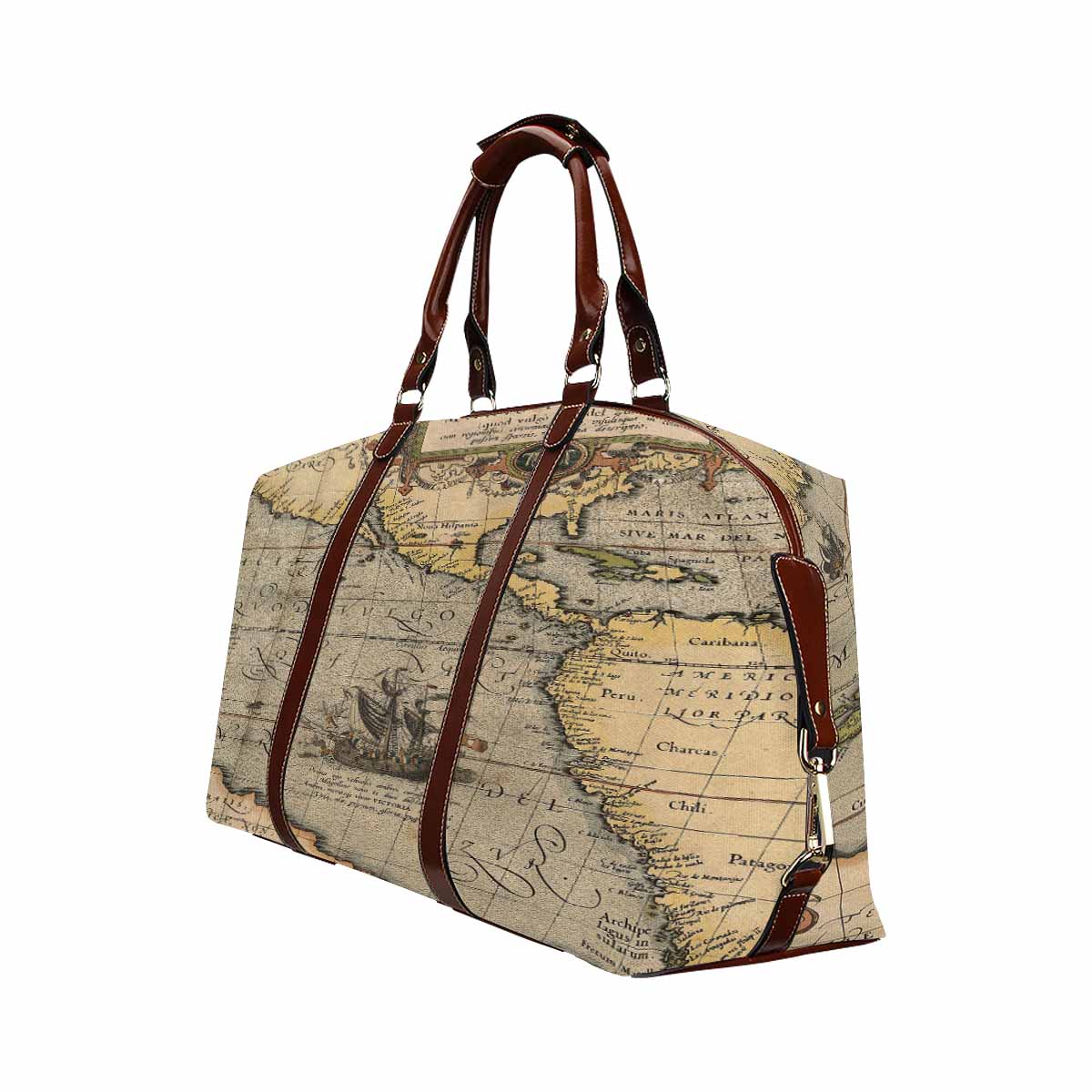 Antique Map design travel bag, Model 1695343, Design 46