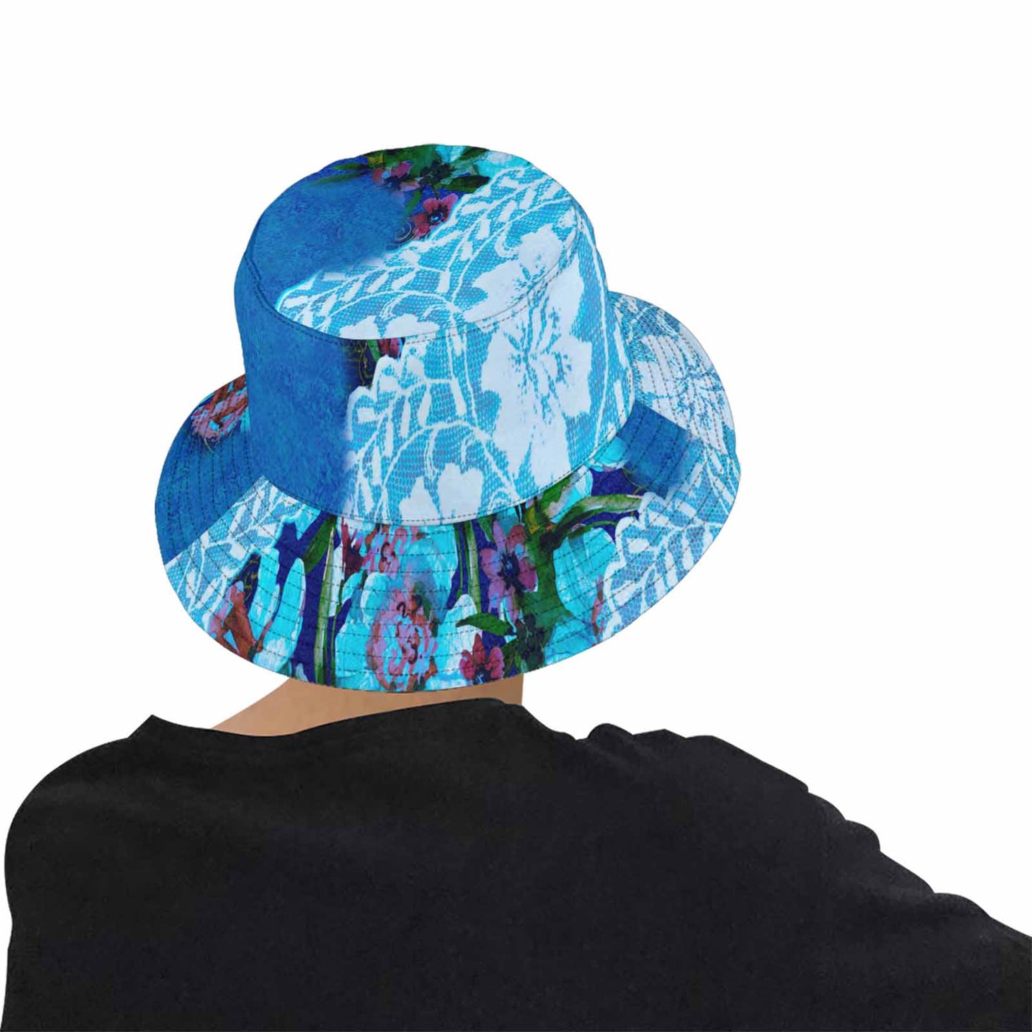 Victorian lace Bucket Hat, outdoors hat, design 49