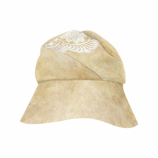 Victorian lace print, wide brim sunvisor Hat, outdoors hat, design 29
