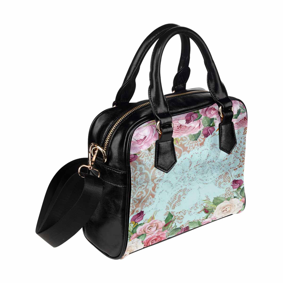 Victorian lace print, cute handbag, Mod 19163453, design 24