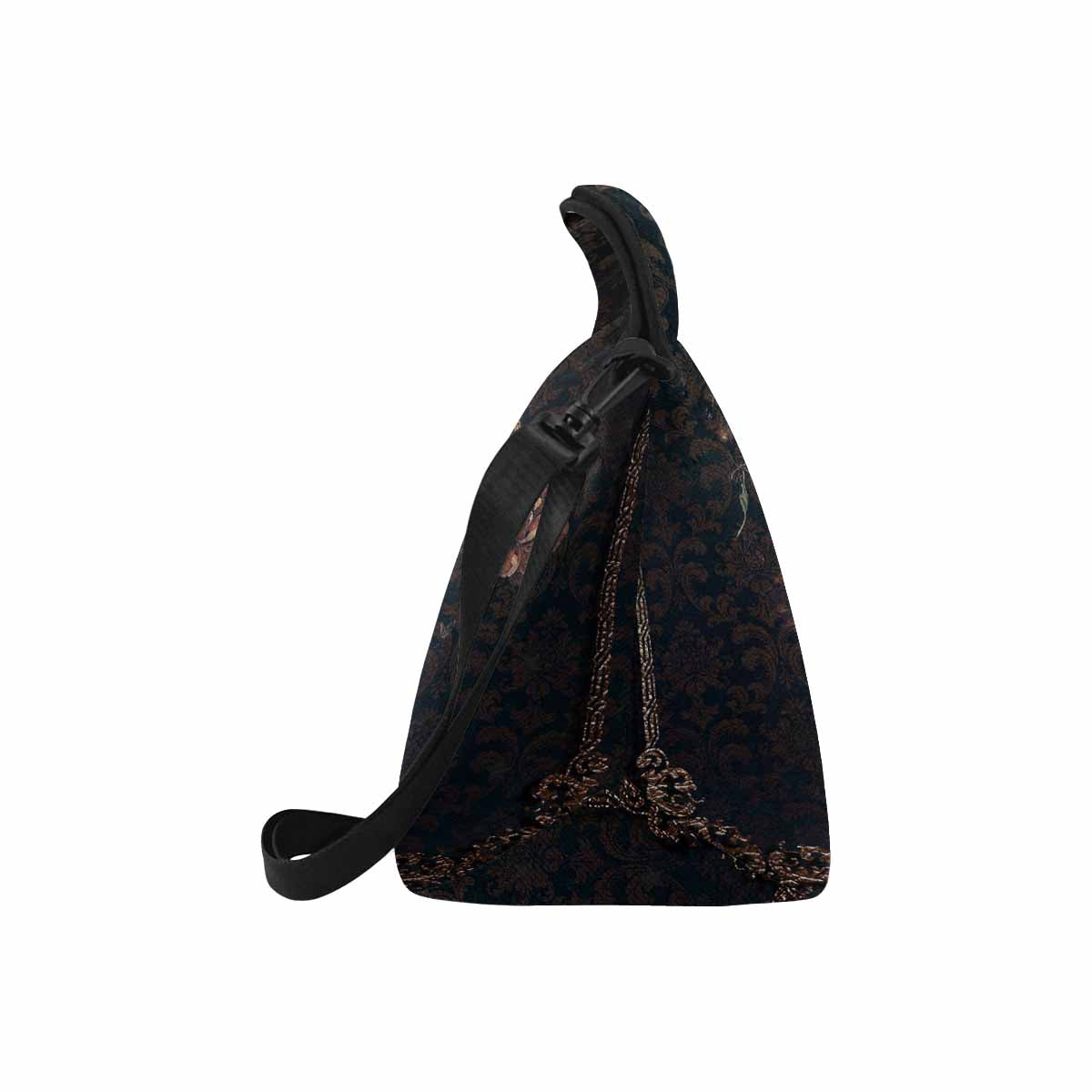 Antique general print, insulated lunch bag, design 08