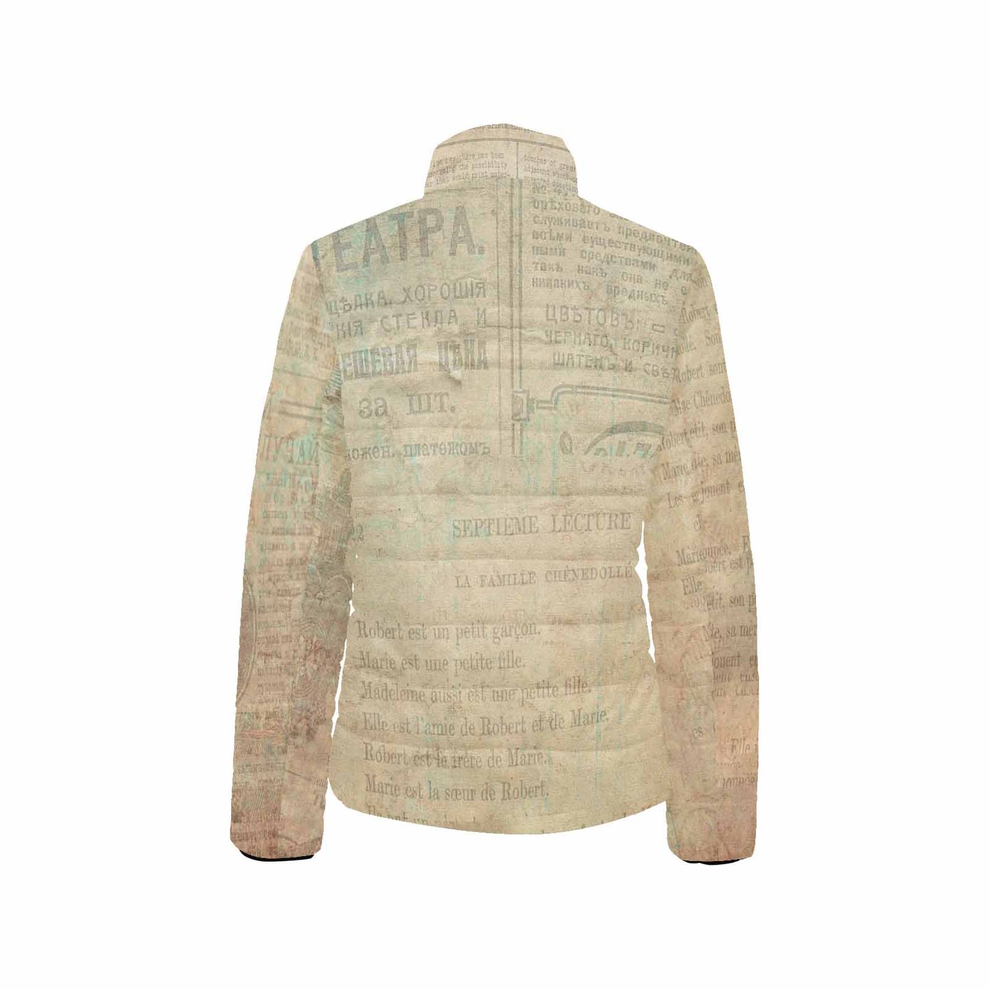 Antique general print quilted jacket, design 24