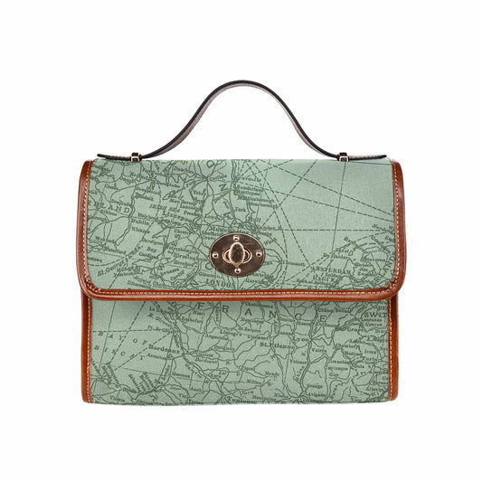 Antique Map Handbag, Model 1695341, Design 52