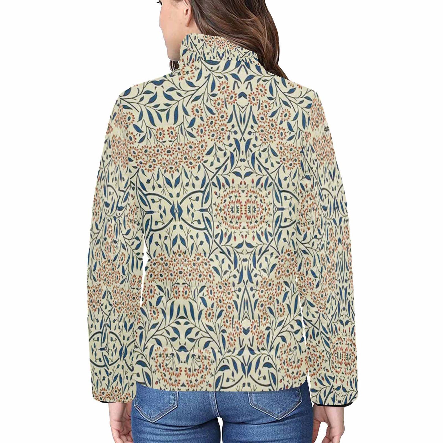 Antique general print quilted jacket, design 02