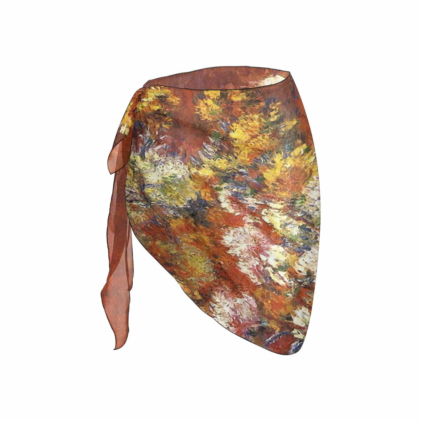 Vintage floral, beach sarong, beach coverup, swim wear, Design 57