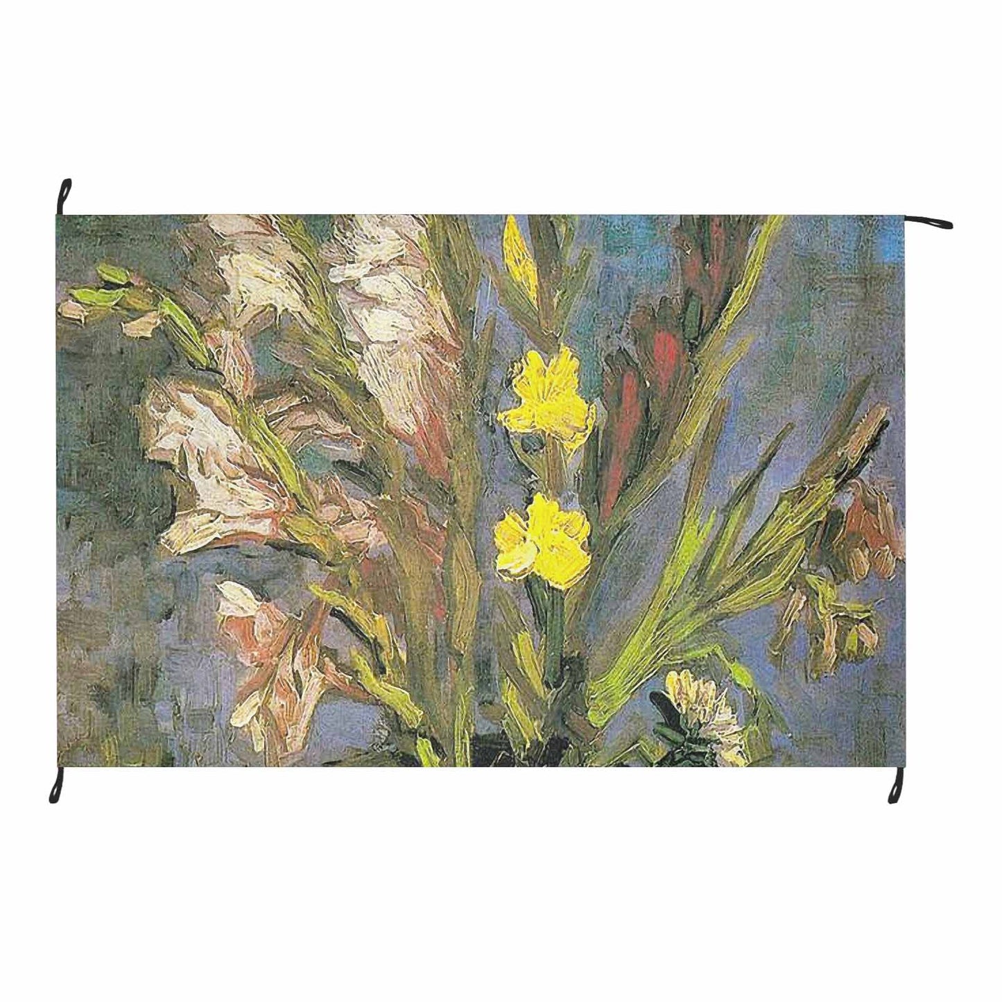 Vintage Floral waterproof picnic mat, 81 x 55in, Design 59