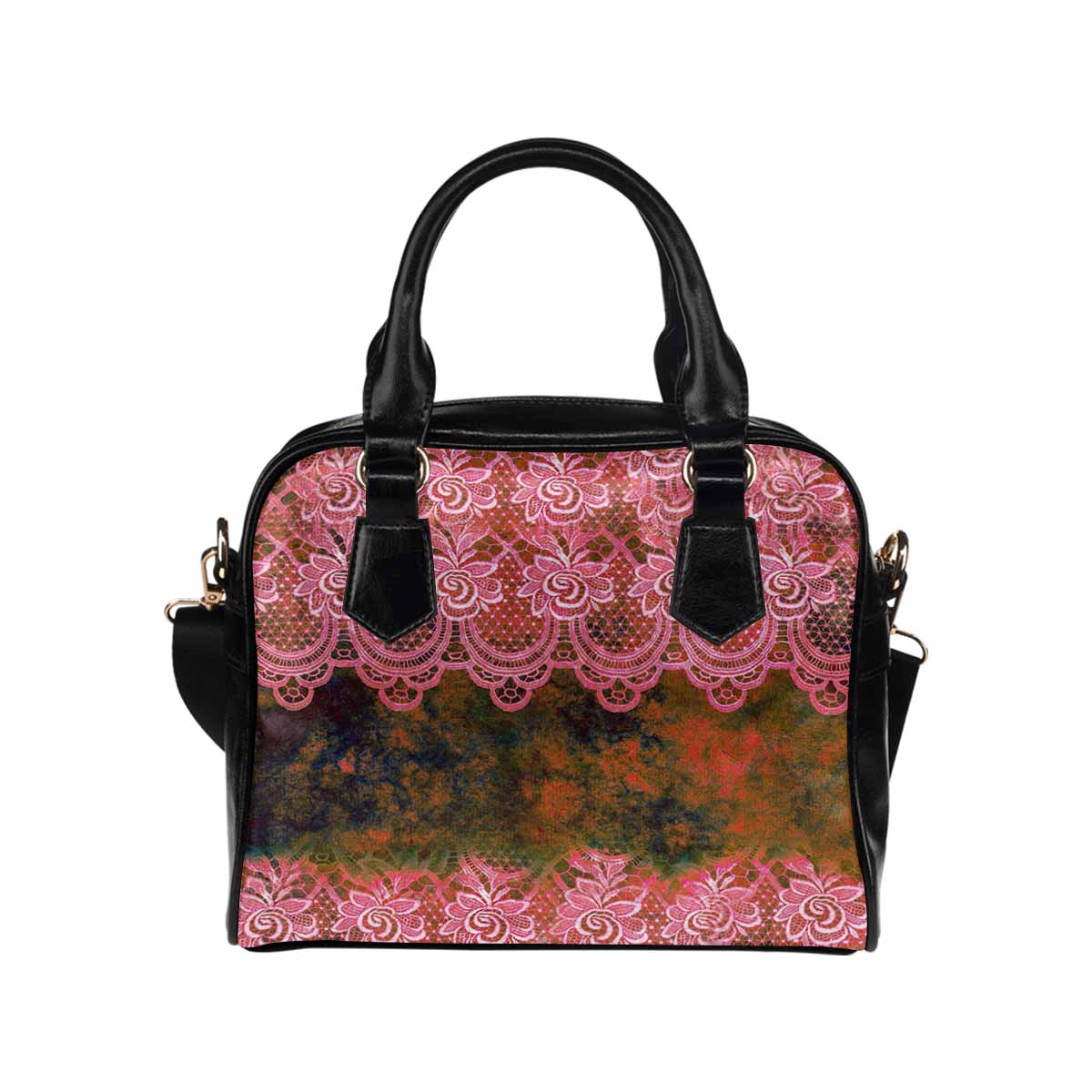Victorian lace print, cute handbag, Mod 19163453, design 32
