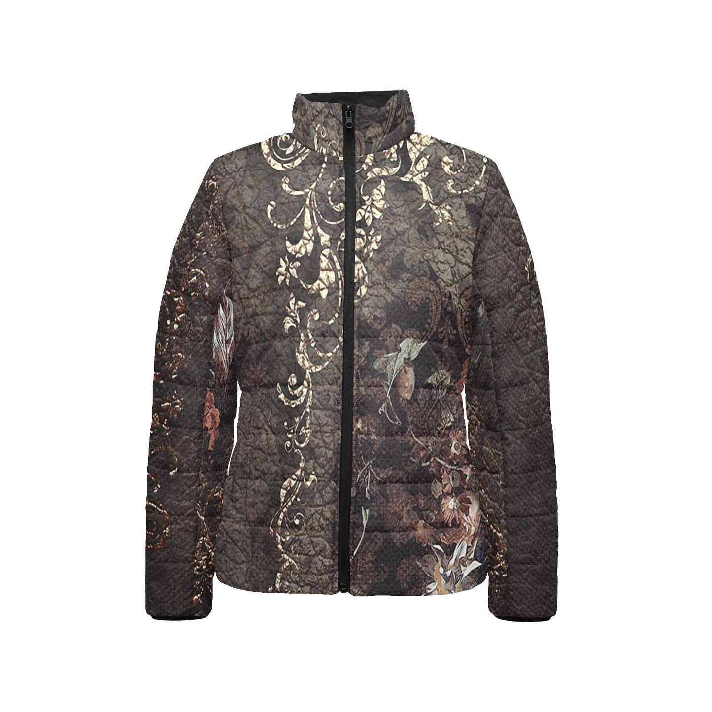 Antique general print quilted jacket, design 12