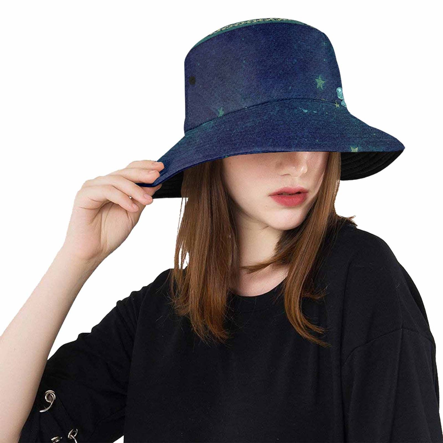 Victorian lace Bucket Hat, outdoors hat, design 04