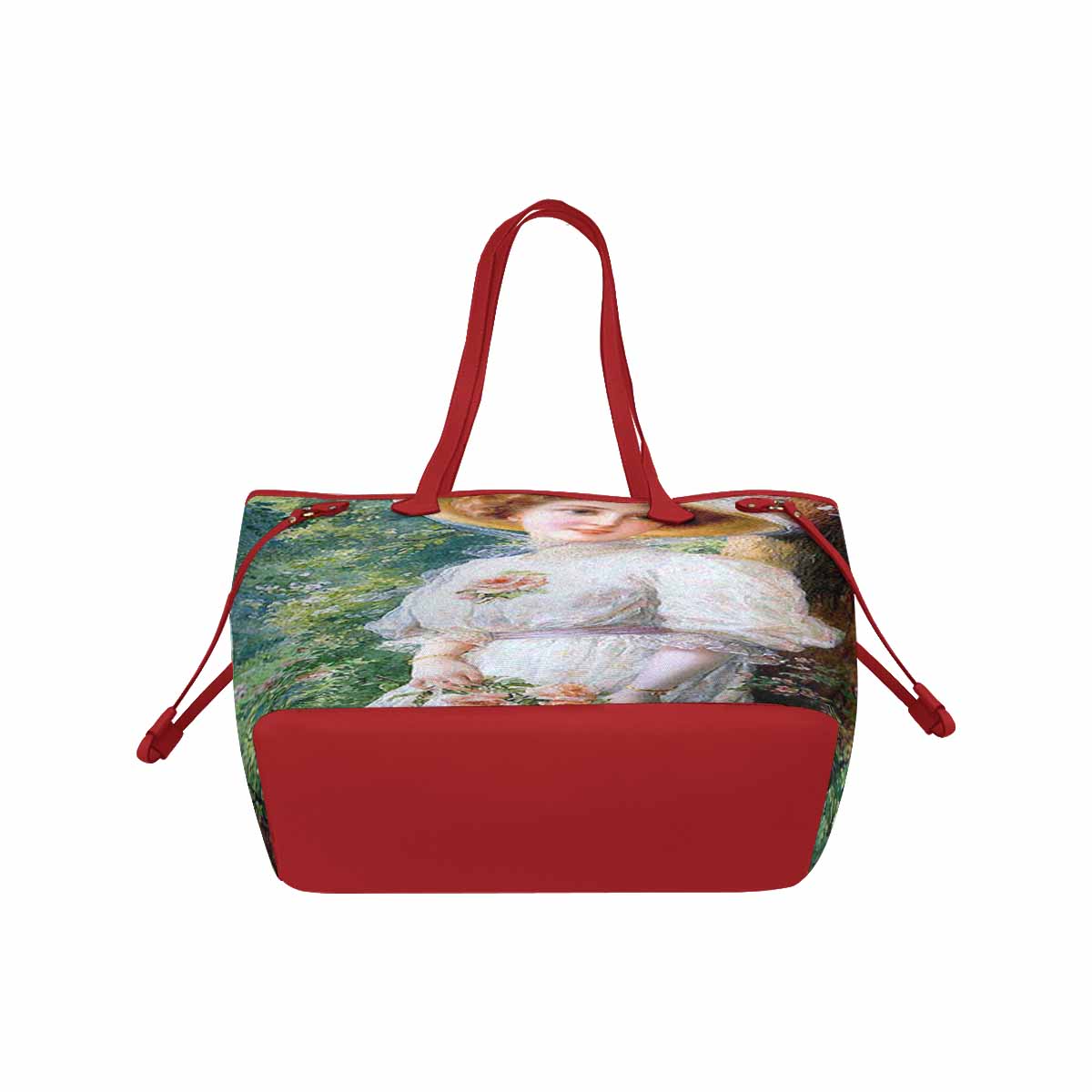 Victorian Lady Design Handbag, Model 1695361, Reverie, RED TRIM