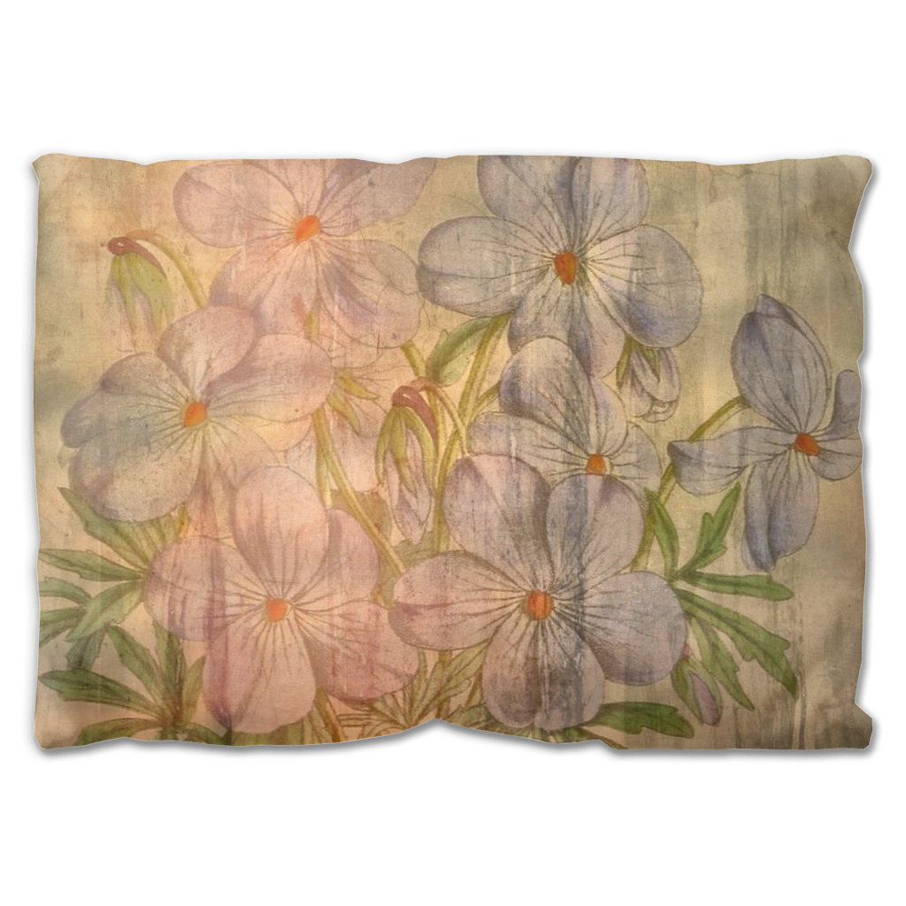 Vintage floral Outdoor Pillows, throw pillow, mildew resistance, various sizes, Design 13 xx