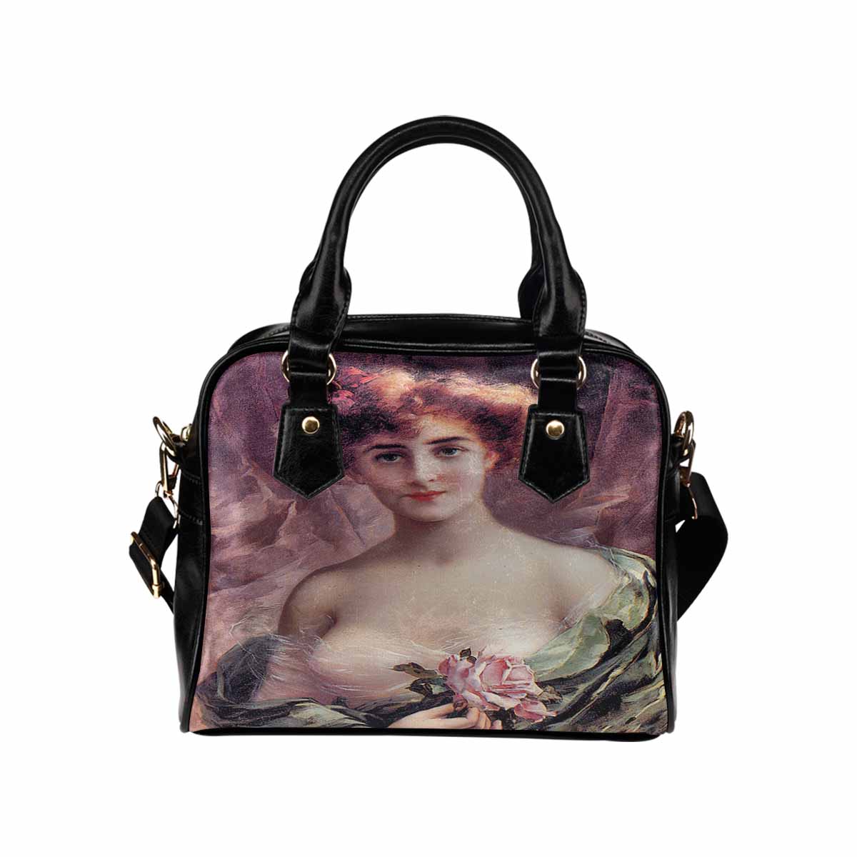 Victorian Lady design handbag, Mod 19163453, The Pink Rose