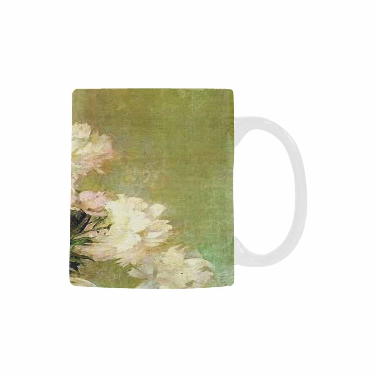 Vintage floral coffee mug or tea cup, Design 35