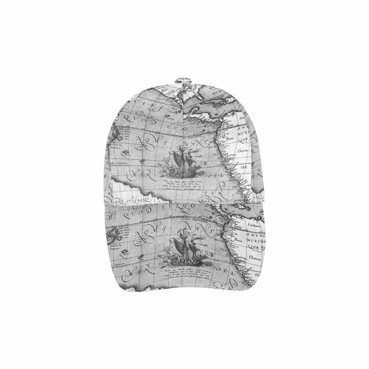 Antique Map design dad cap, trucker hat, Design 44