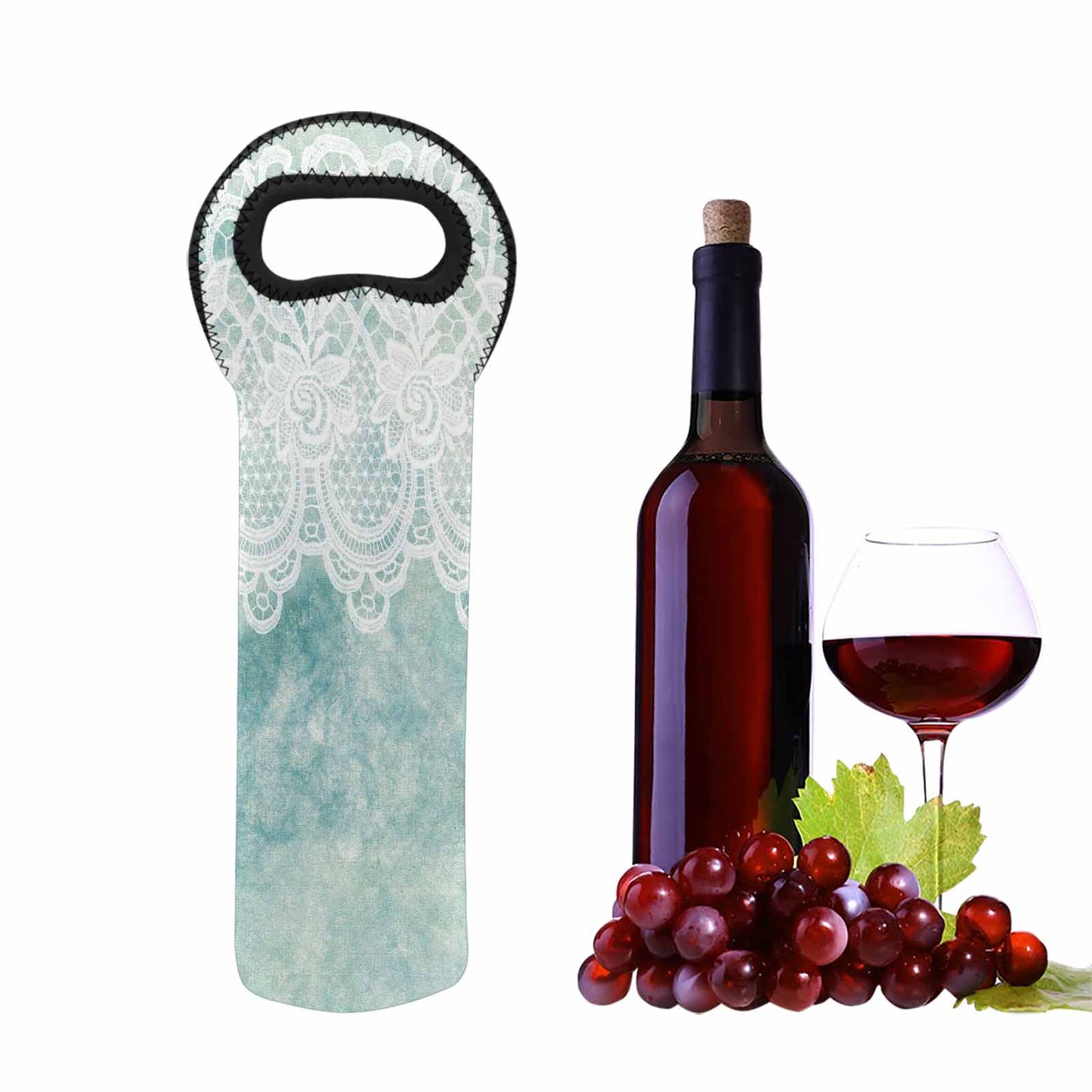 Victorian Lace 1 bottle wine bag, design 41