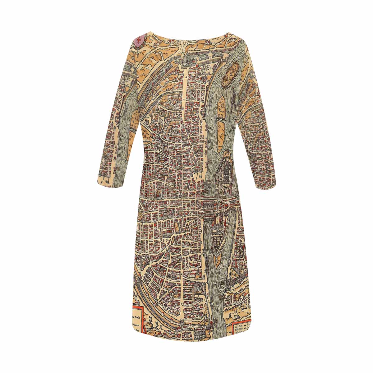Antique Map loose dress, MODEL 29532, design 44